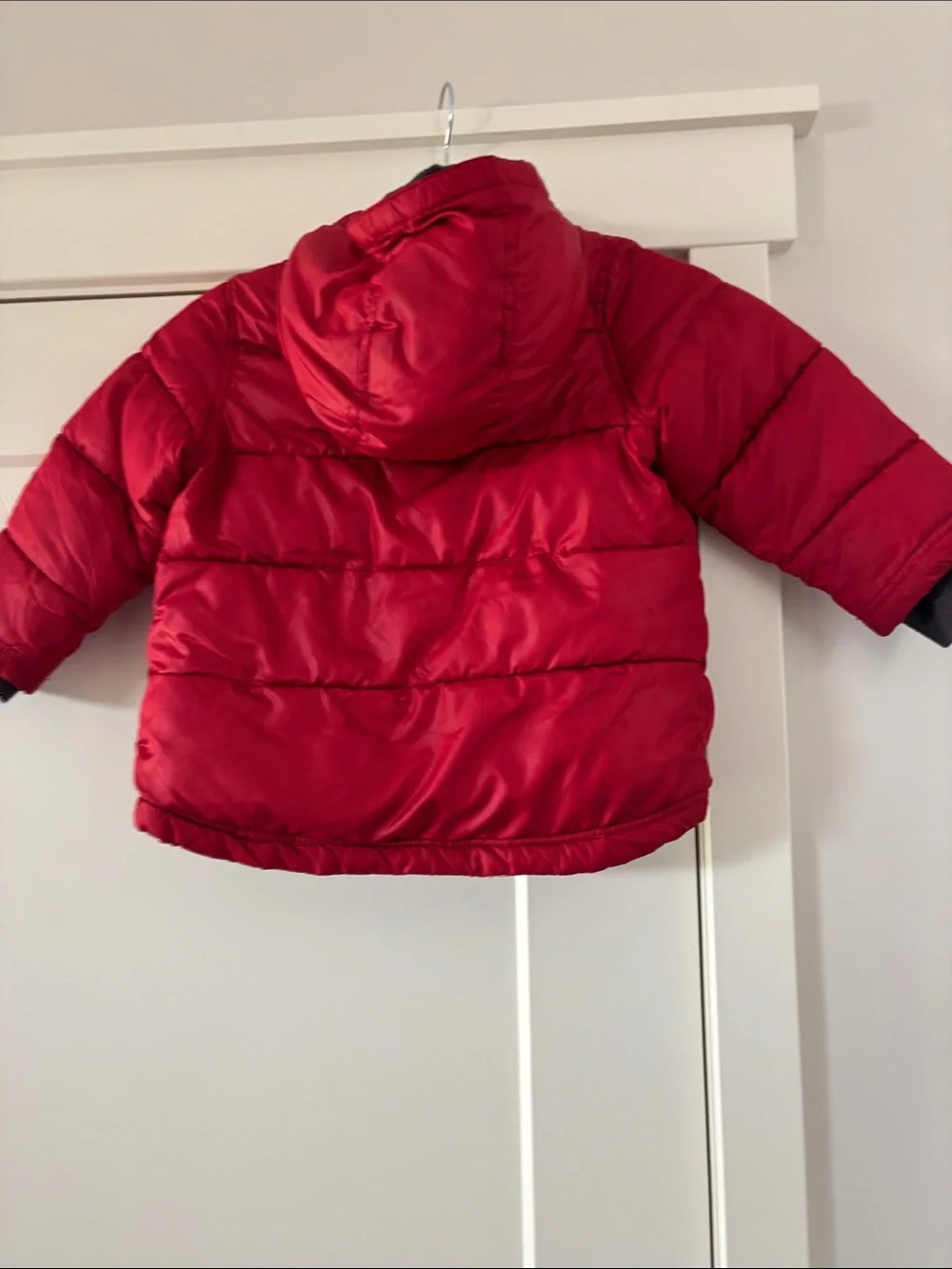 Old Navy Red Hooded Puffer Coat for Kids